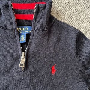 Polo Ralph Lauren quarter zip sweater boys 2T